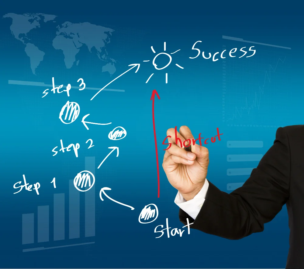 Small business owner standing with confidence in their own space